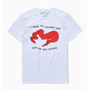 Squiggle Worms Unisex T-Shirt "I make my parents sad with my life choices"